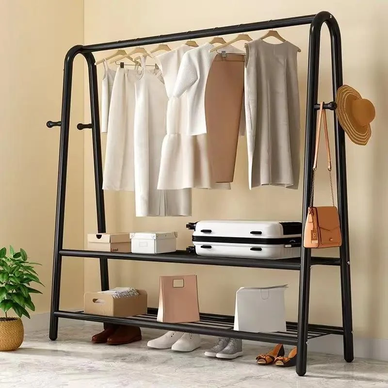 晾衣架落地式室内挂衣架上档次秋冬晒被子阳台家用防滑晒衣架衣挂