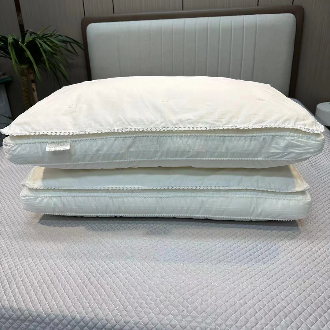 墨馨！高端贵族蚕丝枕 单人枕头 成人枕芯48*74cm睡眠枕 单只装