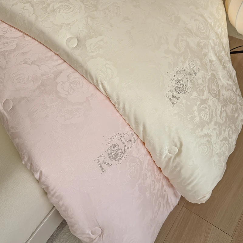 玫瑰香颂子母被 婚被 加厚