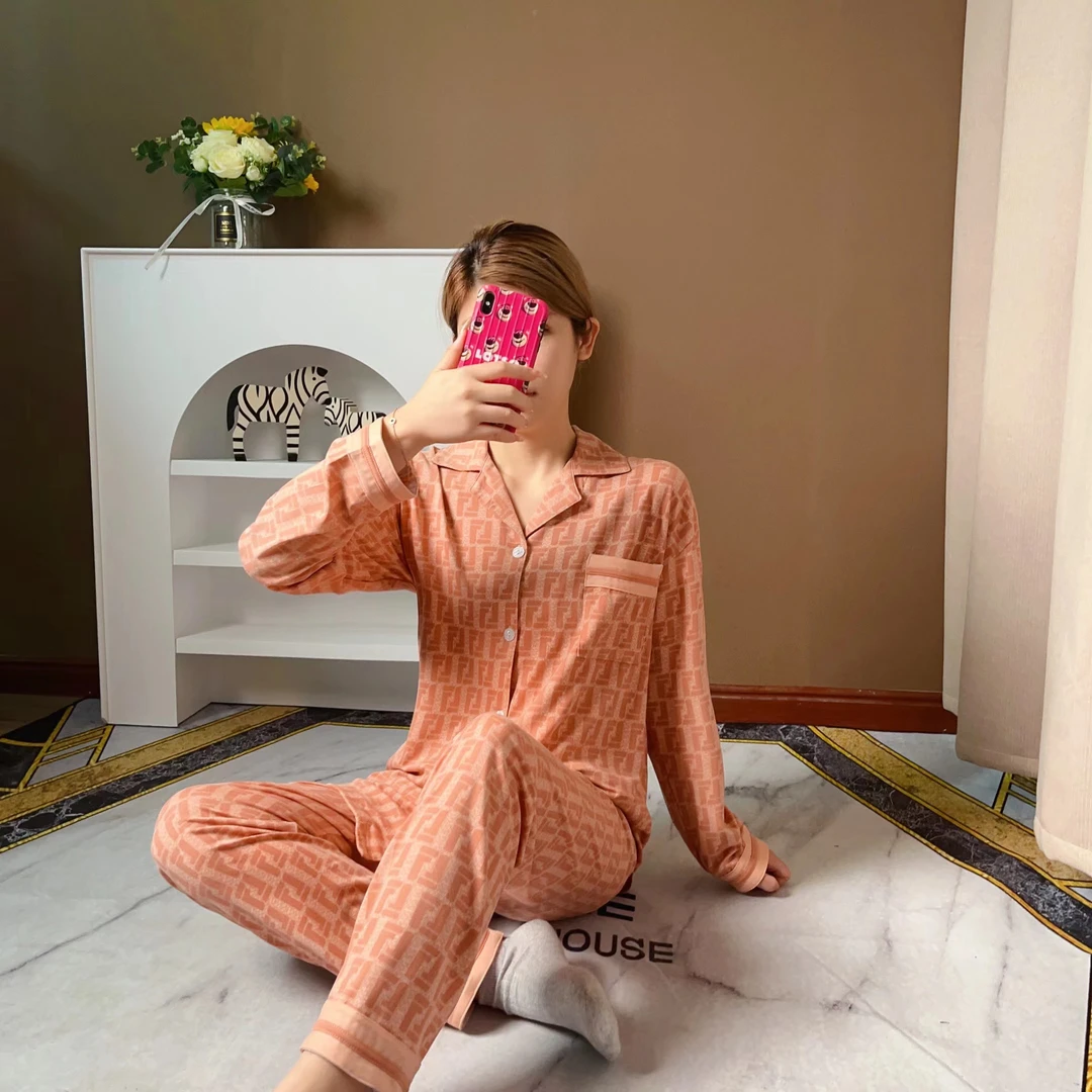 棉质-【F款西装领】2023款女士夏季上新棉质爆款可外穿睡衣