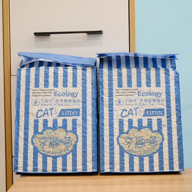 啦调酱 亨趣喵豆腐猫砂猫砂硅藻泥豆腐砂猫砂8L植物猫砂2.7kg