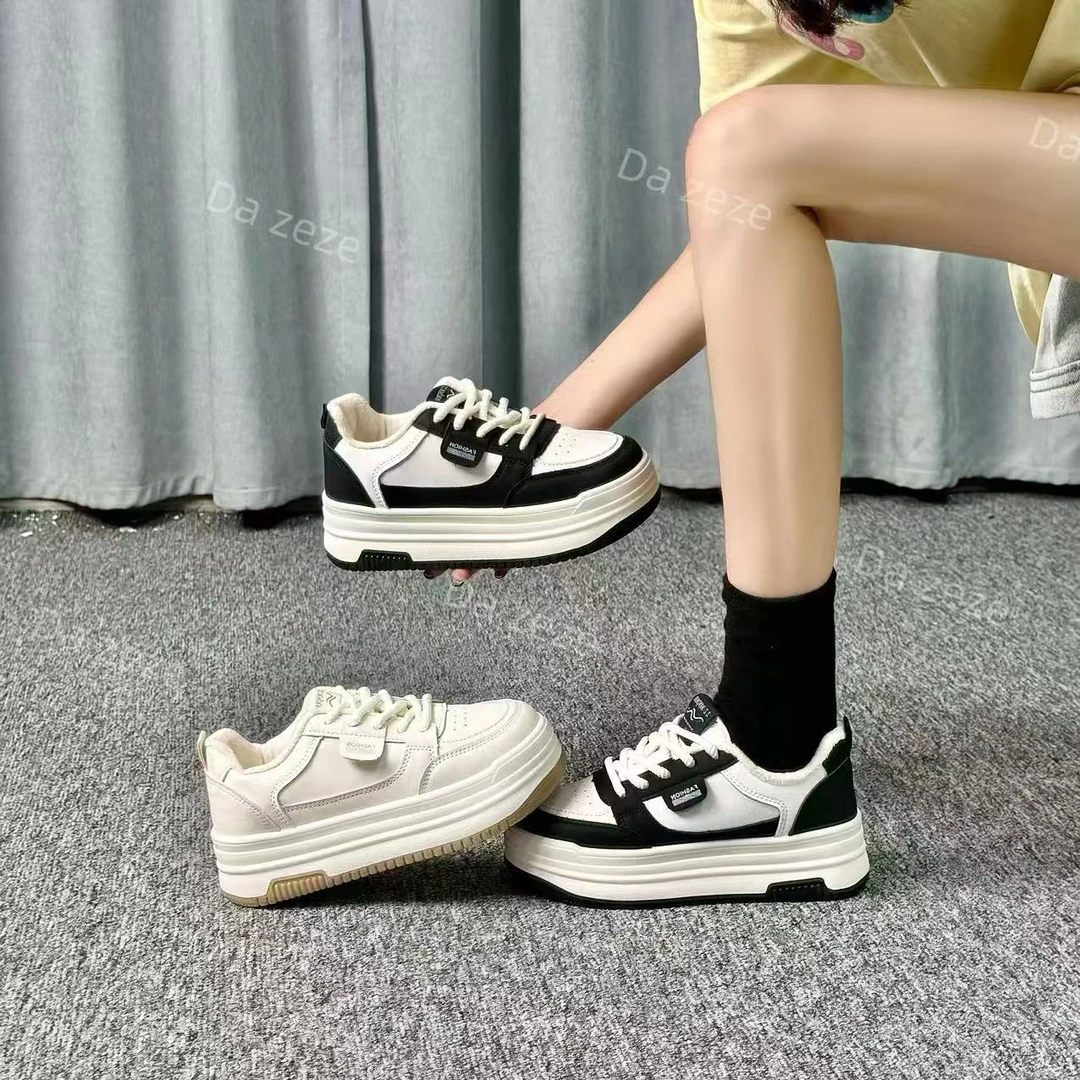 2024新款时尚休闲鞋透气百搭小白鞋女鞋3