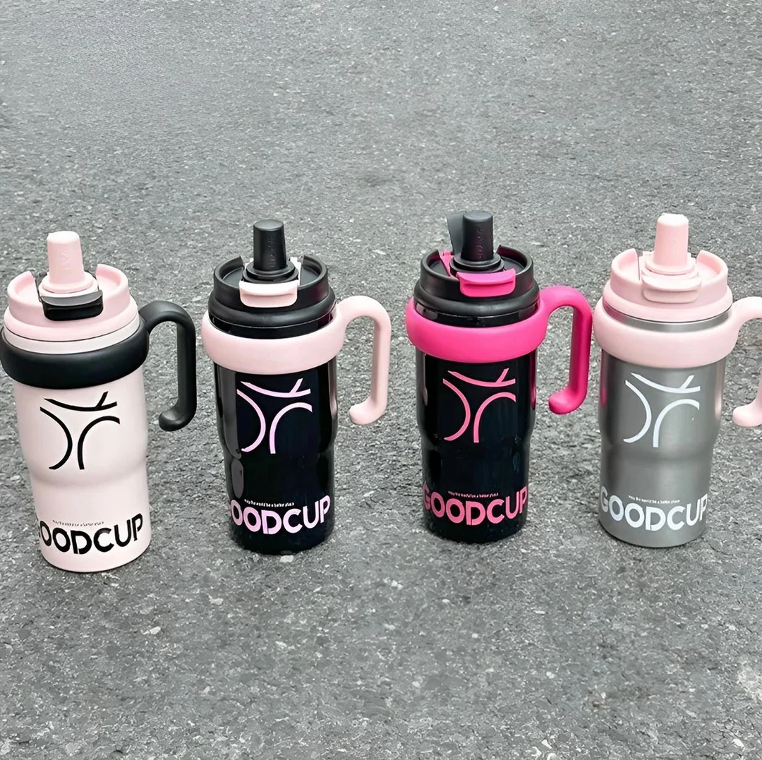 高颜值巨无霸316大容量冰霸杯双饮保温杯防漏防摔便携