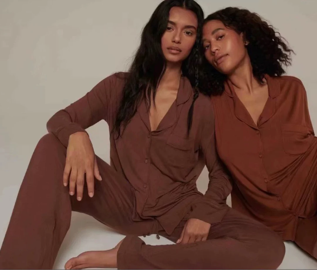 LunaVogue卡戴珊skims欧美高级感莫代尔棉家居服2024新春夏睡衣女