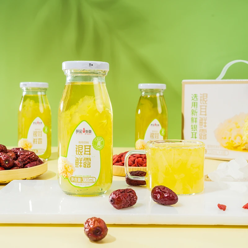 【春华专属】薛记炒货银耳鲜露220ml*6银耳羹即食早餐代餐礼盒装ch