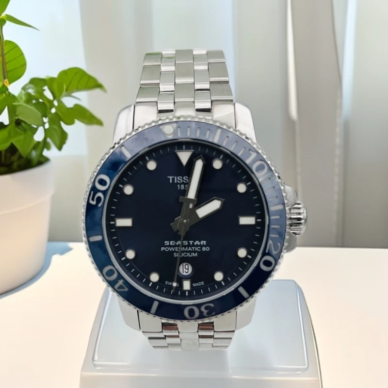 99新 Tissot/天梭 奢宝/海星/硅油丝/43表径/80机芯/瑞士机芯男表
