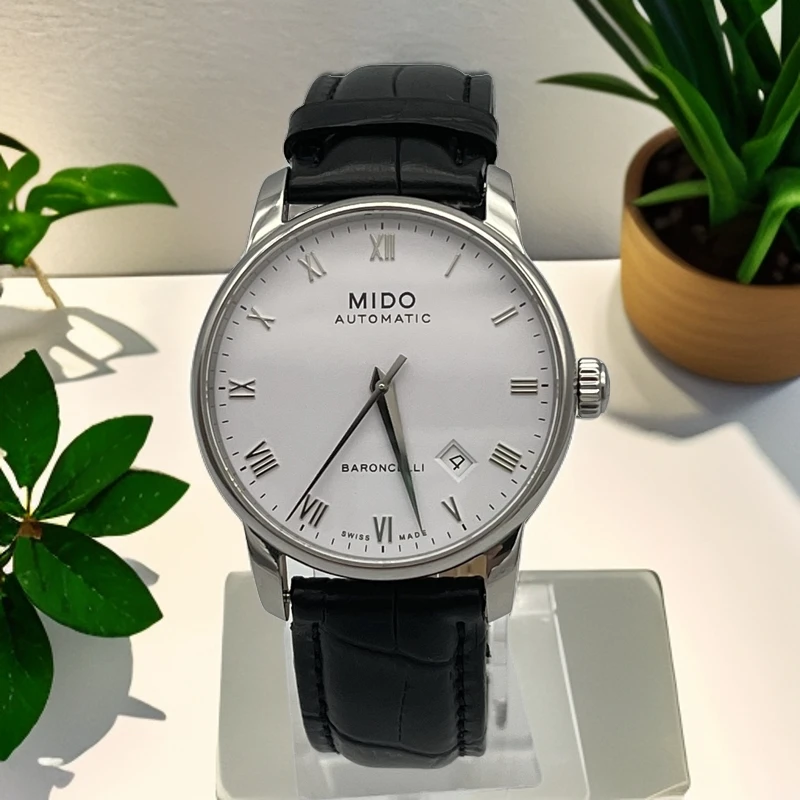 99新 Mido/美度 奢宝/贝伦赛丽/表径38/机芯80/自动机械男表
