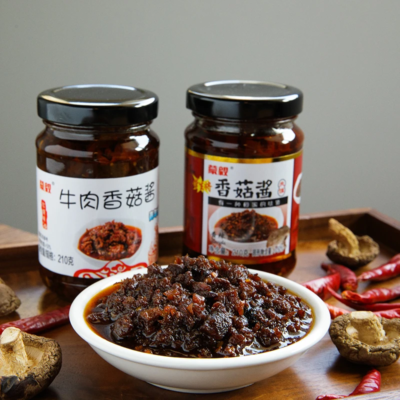 正宗牛肉酱香菇酱 香辣拌饭酱下饭酱辣椒酱瓶装调味品多口味