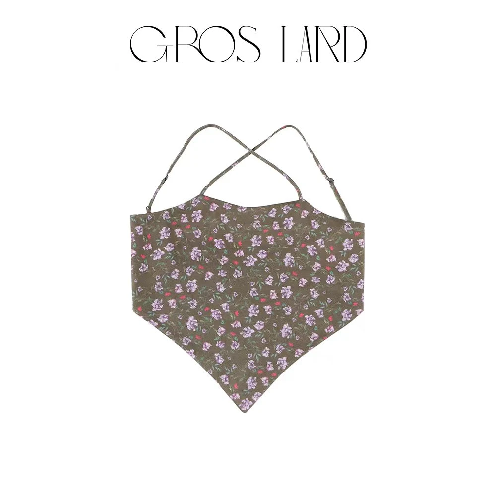 多肉微胖大码小碎花吊带背心夏季单穿内搭显瘦上衣2303HH150