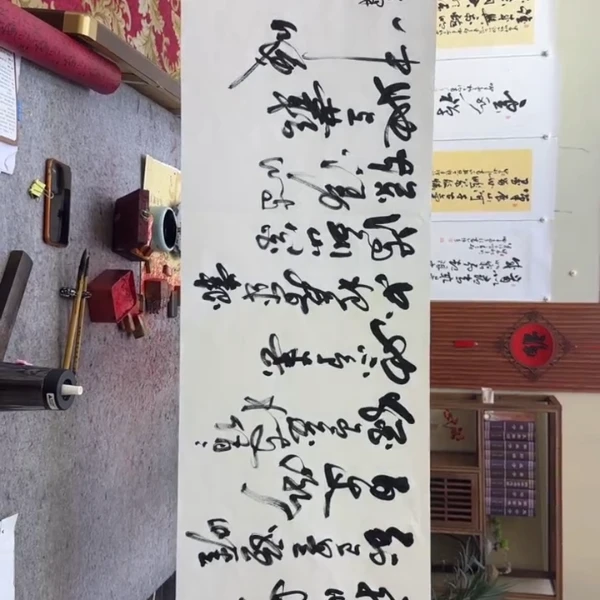 风雨送春归-王虹-四尺对开宣纸作品