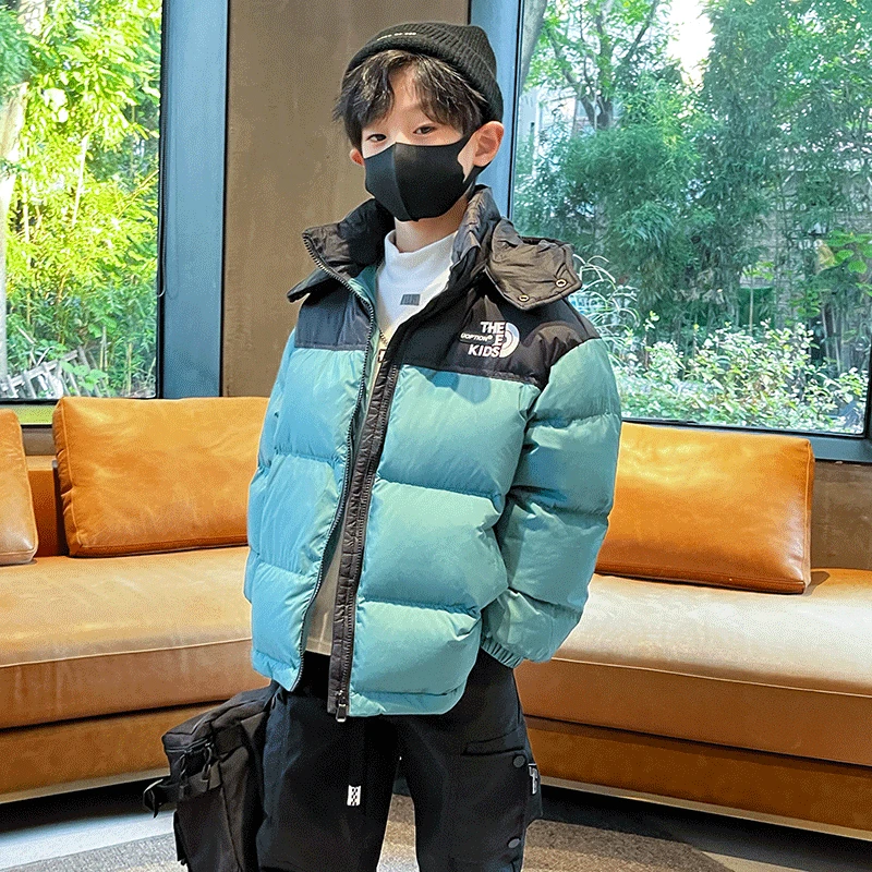儿童装男童冬装保暖棉服2023新款棉衣冬季加厚中大童棉袄洋气外套