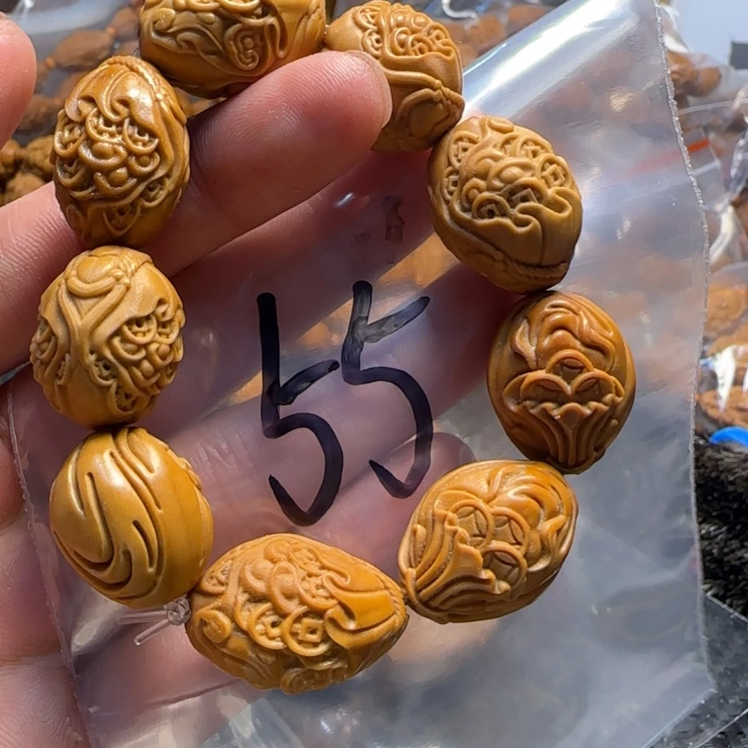 橄榄核核雕福利手串