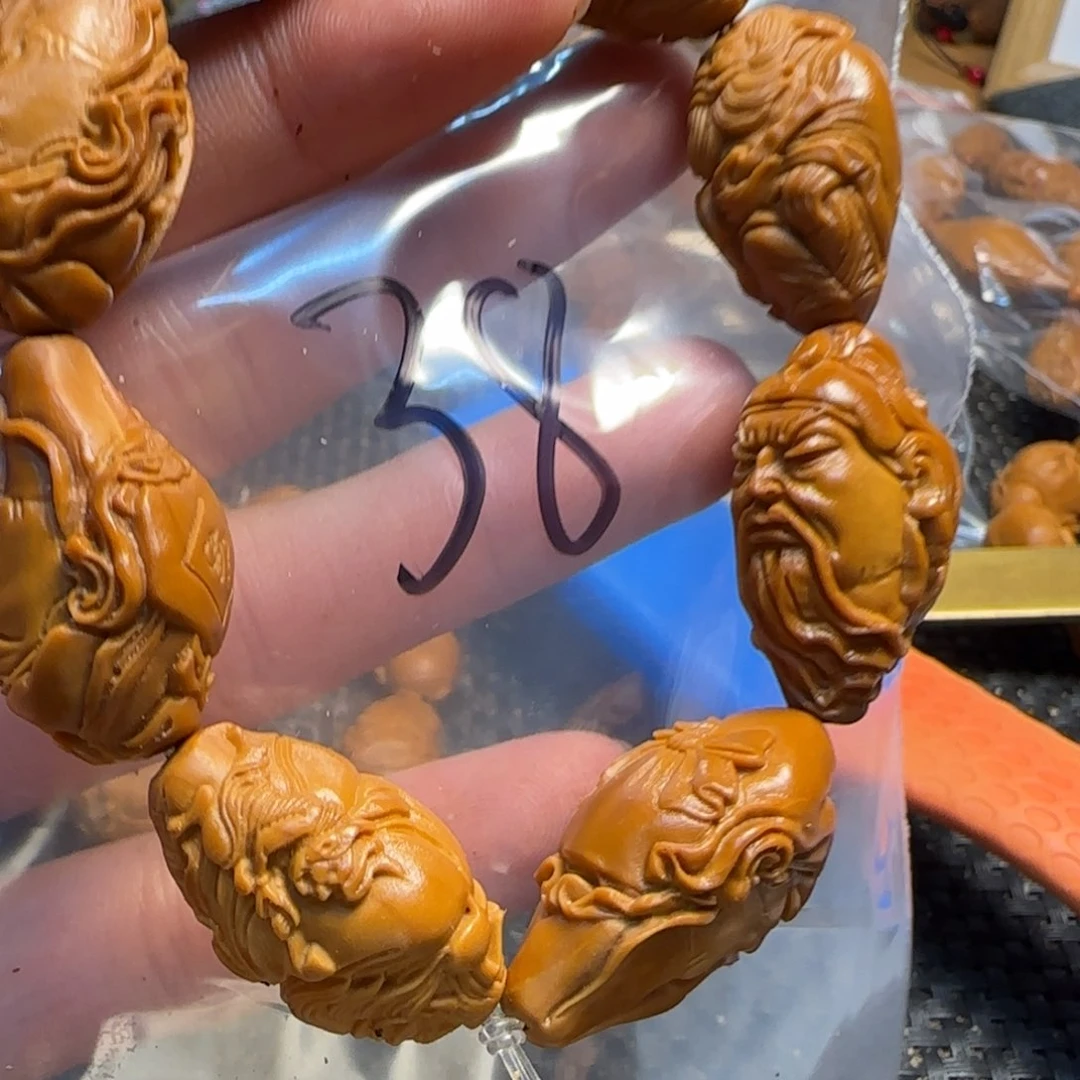 橄榄核核雕福利手串