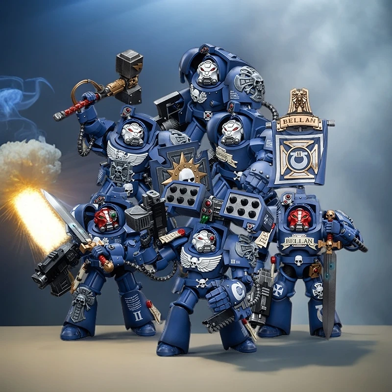 JOYTOY暗源战锤40K极限战士终结者六人1/18可动模玩手办 更换工艺