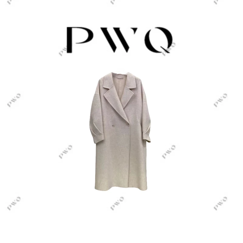 【雪山】大衣外套翻领两粒扣灯笼袖全羊毛温暖百搭ZZ-10601