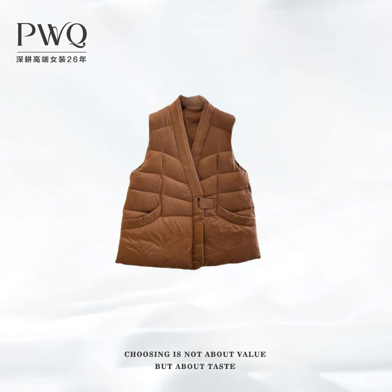 【暖冬】马夹鹅绒无袖国风高蓬松超保暖QFL-110801