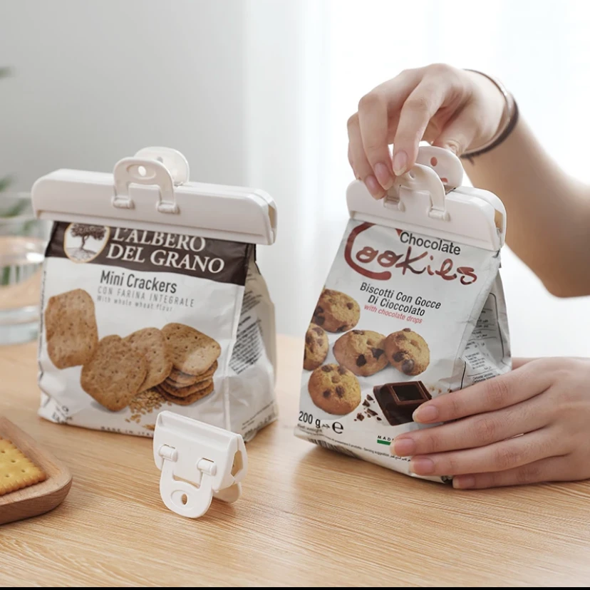 大号食品零食袋封口夹强力保鲜防潮夹密封奶粉薯条食品封口夹子