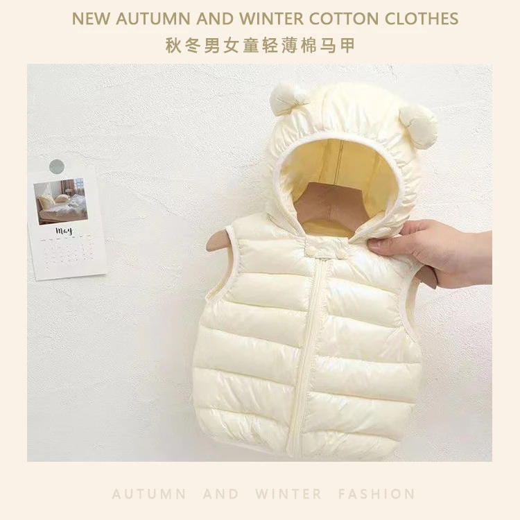反季婴幼儿童轻薄棉服男童棉袄女童棉服冬季宝宝中小童连帽外套