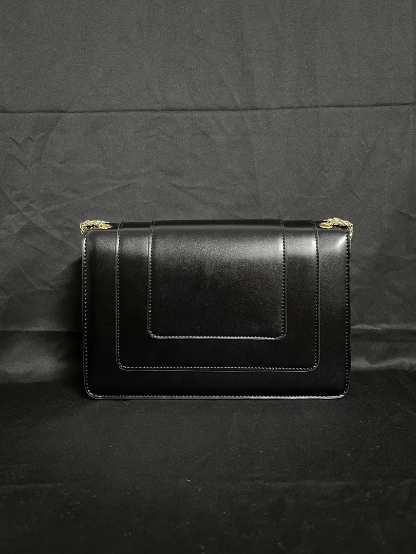 LQ-WITH-QUEEN真皮女包方块黑色-小号