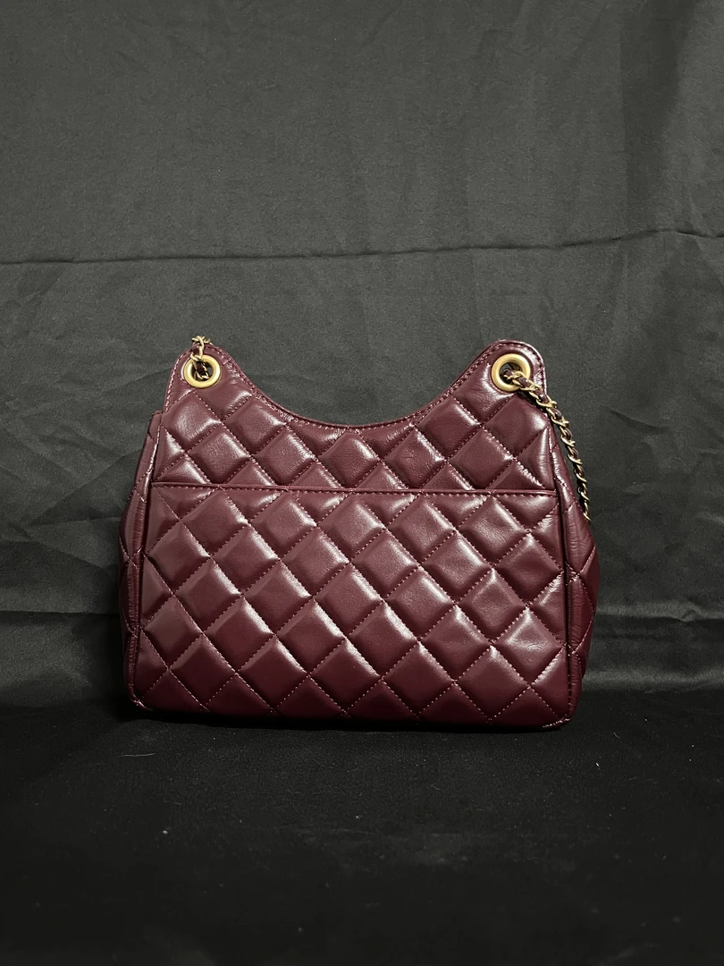 LQ-WITH-QUEEN真皮女包油蜡猫安克拉红色