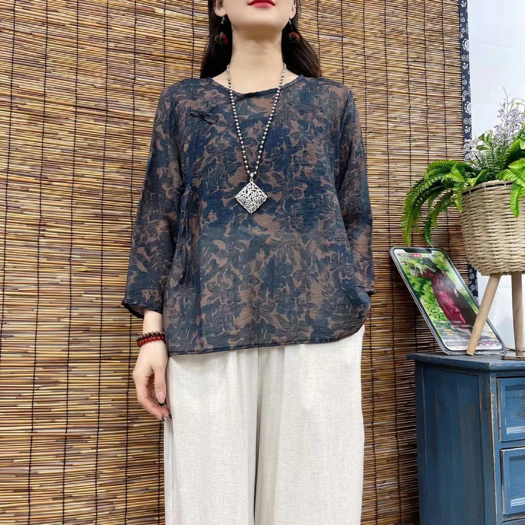 9329春秋新款减龄洋气气质时尚长袖T恤小衫