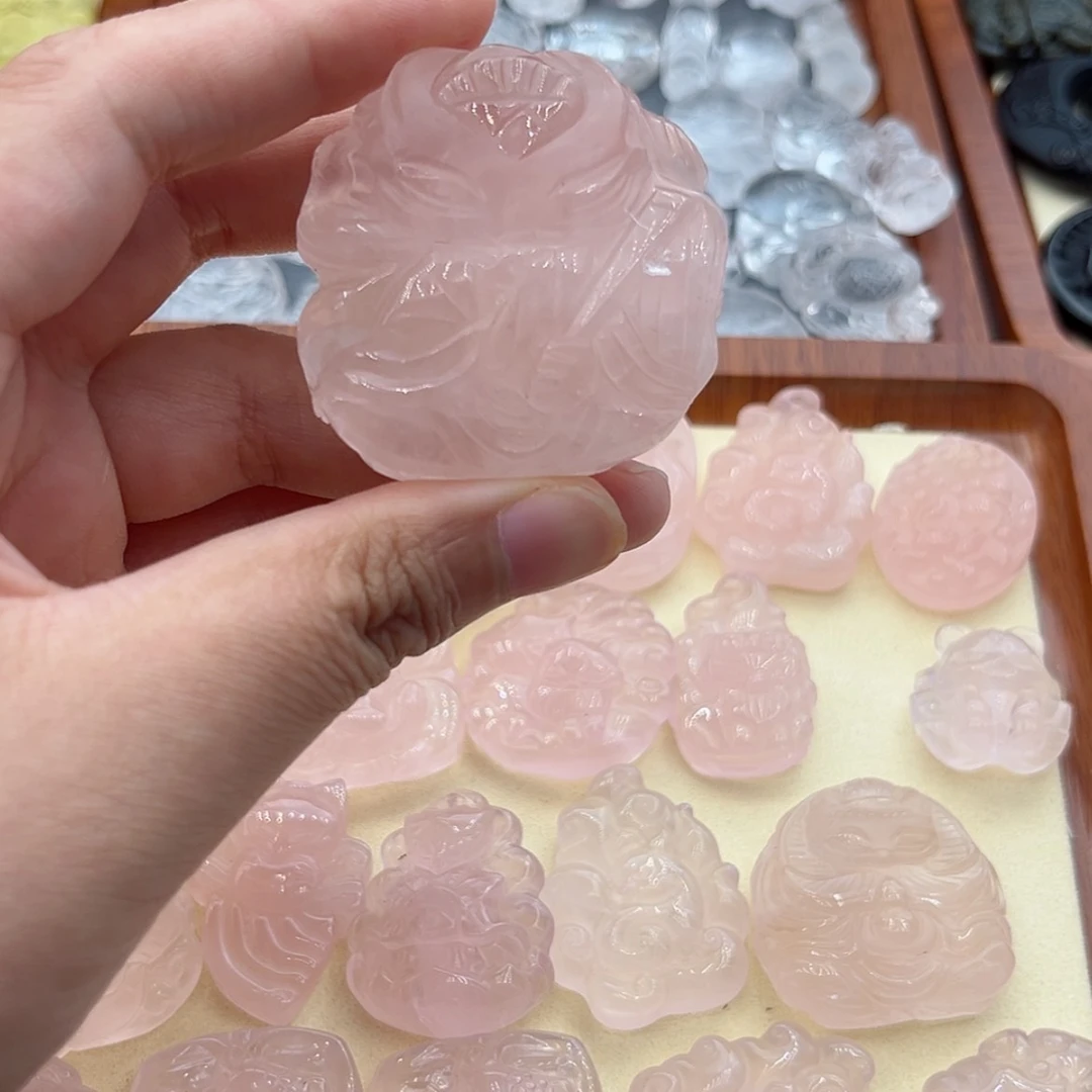 【闪购商品】水晶手链银S925镶嵌粉水佛尘24