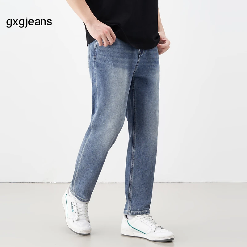 gxg jeans男装2024年秋季新款休闲百搭直筒牛仔长裤J24D10501333