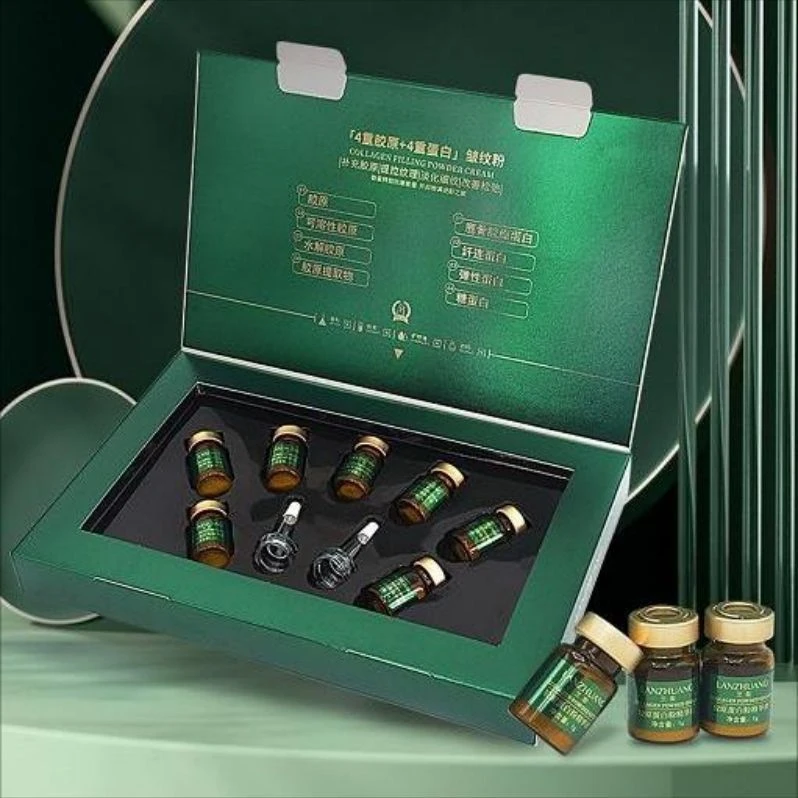 兰妆多重胶原蛋白精华液 重组蛋白淡纹抗皱逆龄抚纹抗初老皱纹粉