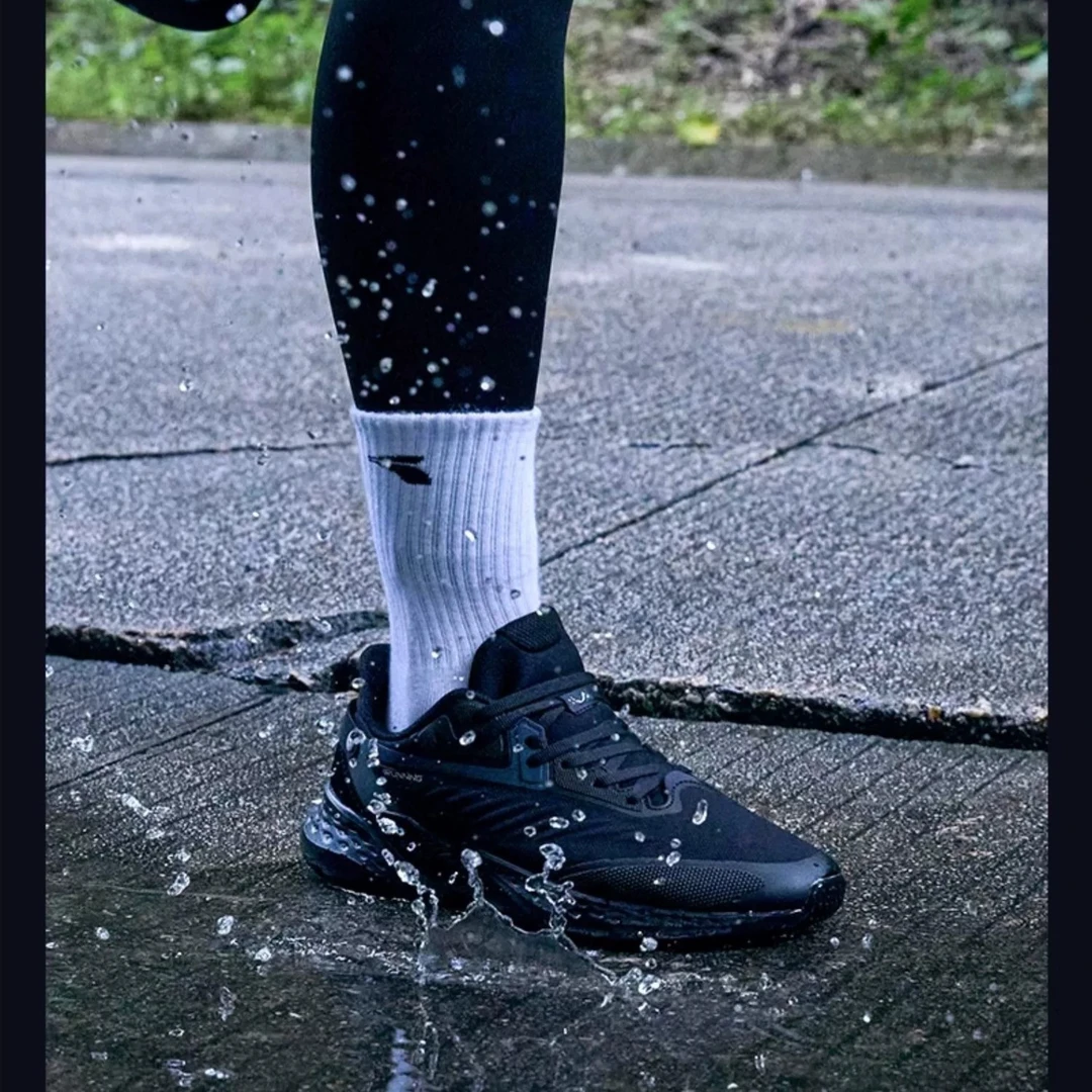 火山雨屏361°男鞋运动鞋男2024夏季防水减震训练跑步鞋轻便休闲鞋