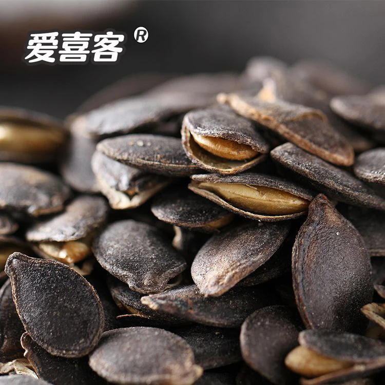 爱喜客颗粒黑南瓜子手工现炒原味椒盐味开口大颗香脆休闲零食炒货