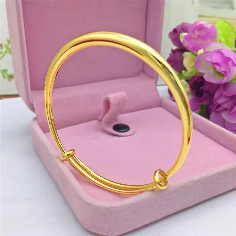 抖音好物 小光面推拉手镯经典百搭时尚气质