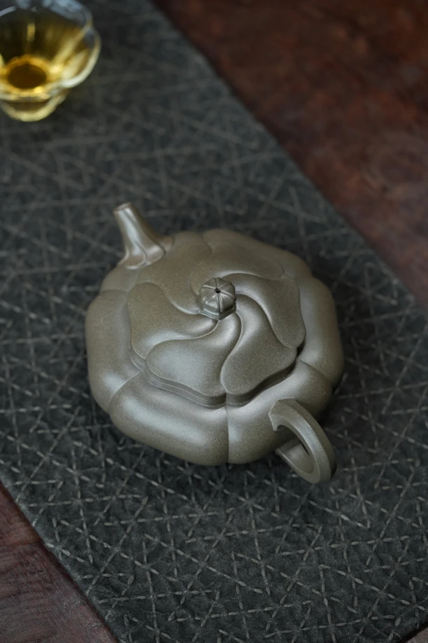 风谣紫砂壶，80目爱马仕青段，200cc，全手工制作，摹古高手 许宗明