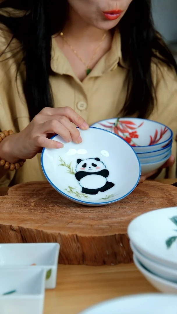 【闪购商品】碗景德镇手绘高温釉下彩陶瓷餐具
