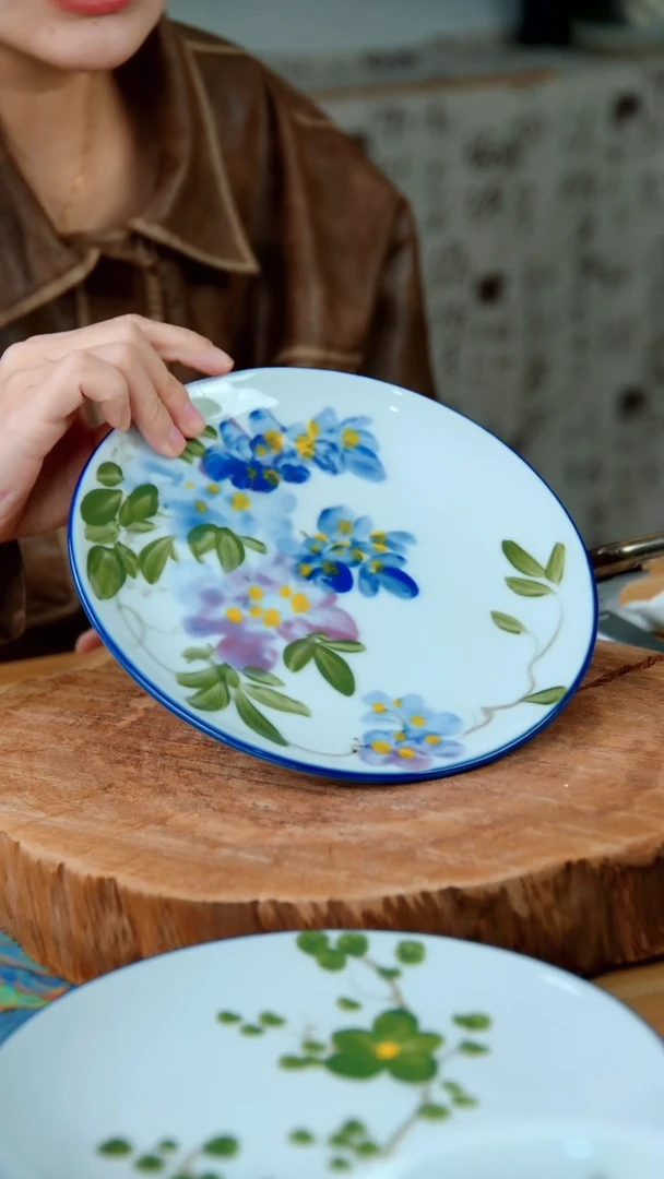 【闪购商品】碗景德镇手绘高温陶瓷釉下彩餐具