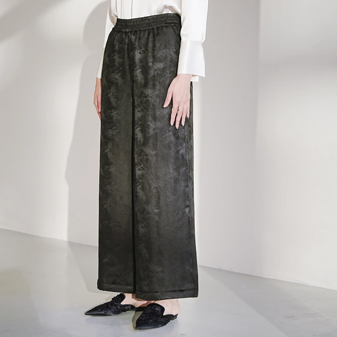 【栖香锦】‘晚来天欲雪，能饮一杯无'设计师款 裤子