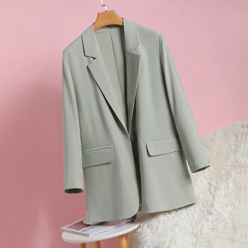 高级感夏季薄款西装外套2025新款时尚气质百搭休闲女士西服