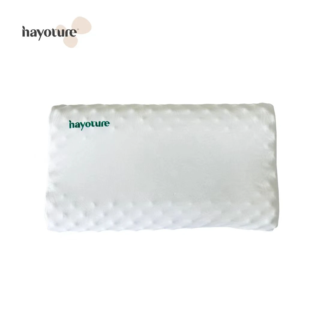 hayotureK1泰国原装进口天然乳胶枕 高低按摩枕  防螨抗菌 颈椎枕