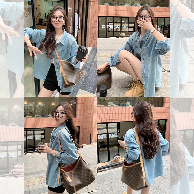 曾小咸【甜酷代表】炒好搭的牛仔衬衫