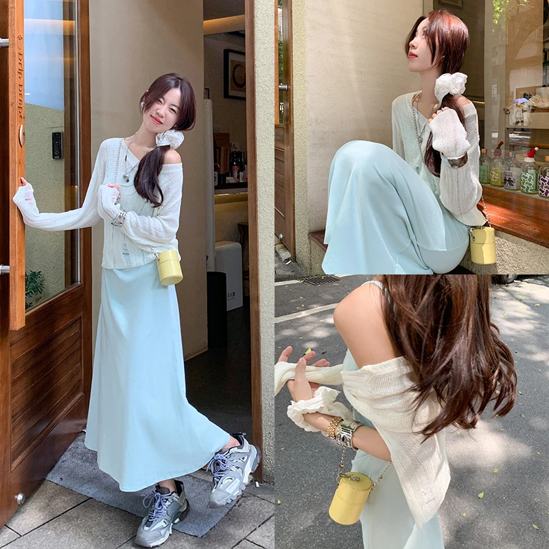曾小咸7.27新品上新【薄荷酸奶】吊带裙Z242XH2209-2