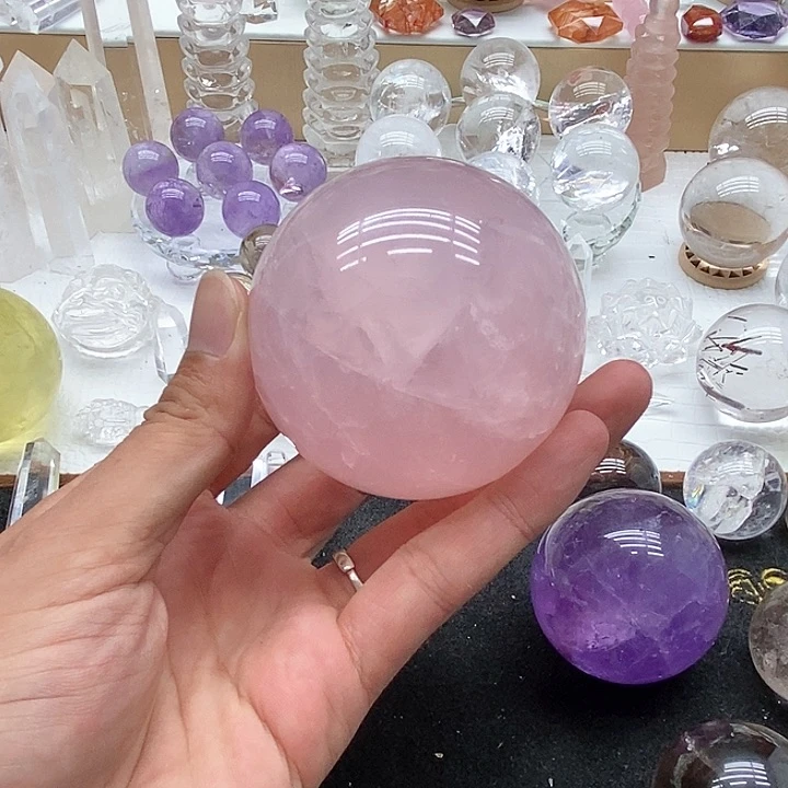 水晶粉水晶球未镶嵌职**师