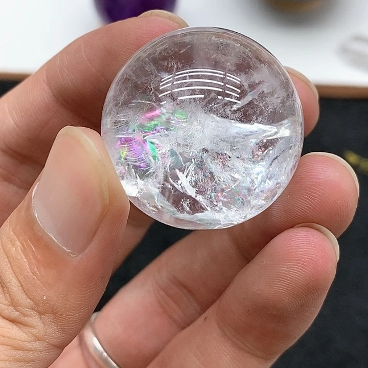 水晶白水晶球未镶嵌