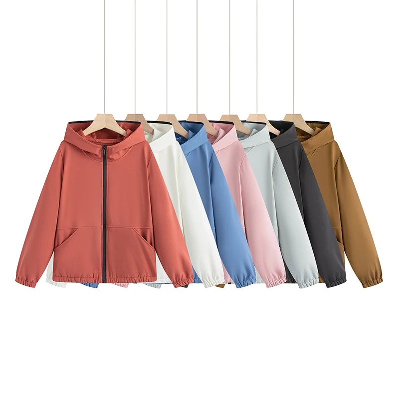 加绒外套女春秋2024新款韩版洋气休闲小个子秋冬连帽短款风衣外套