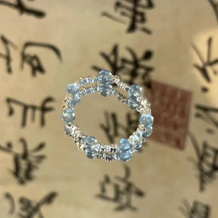 海蓝宝戒指A1548