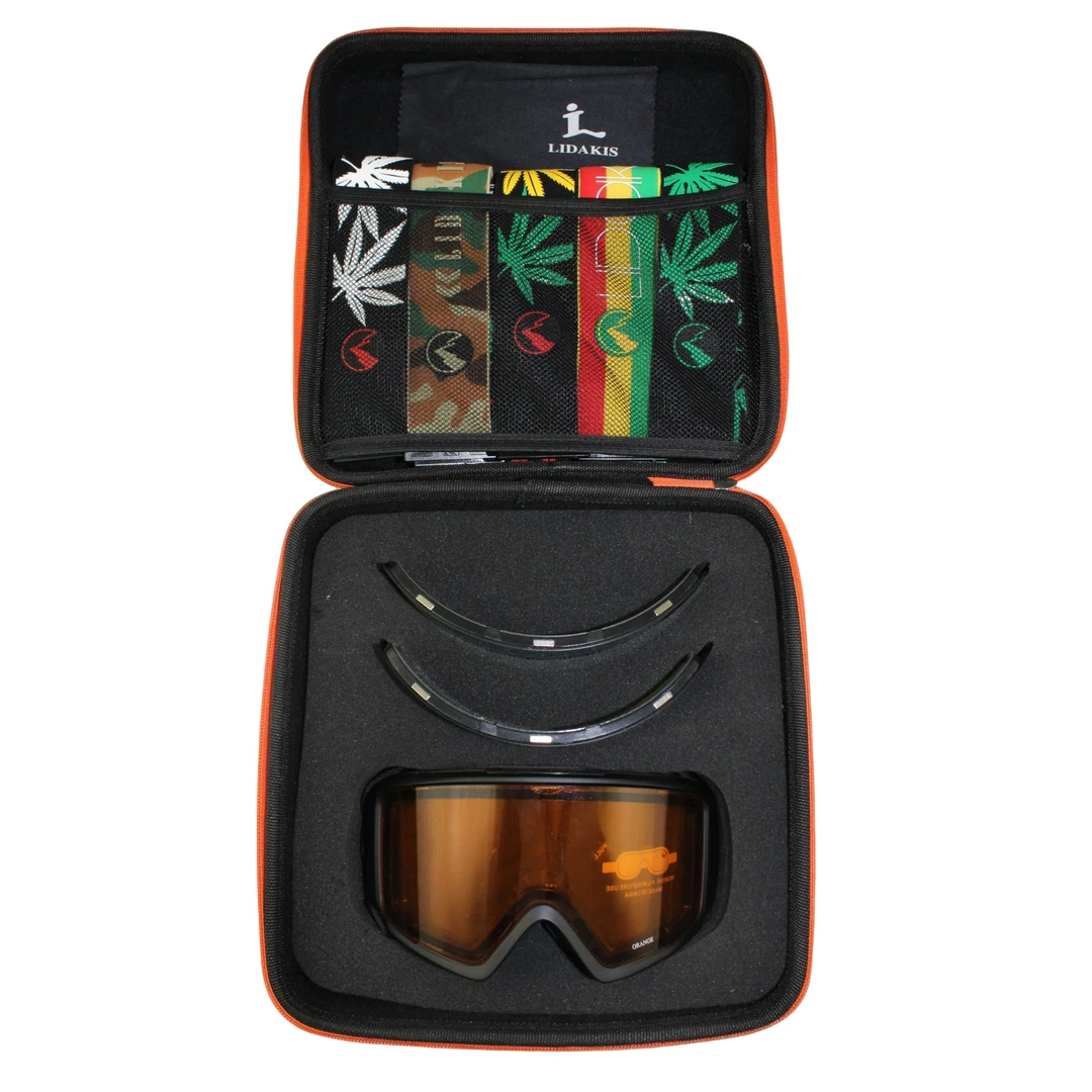 力达克丝LIDAKIS 男女通用款滑雪镜全家福-可快速更换镜片/镜带