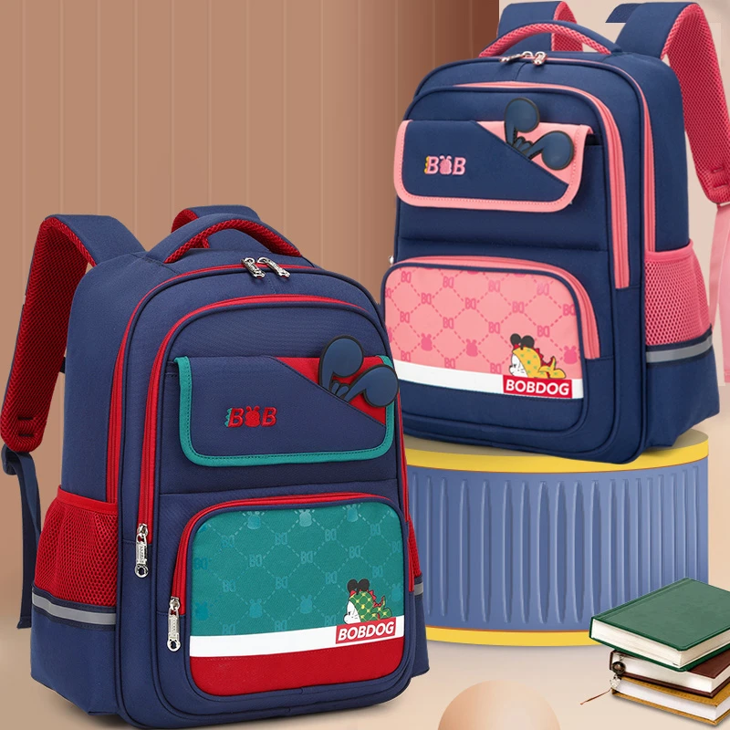 巴布豆书包女小学生男儿童一年级3一6护脊超轻便男童女童大童4一6
