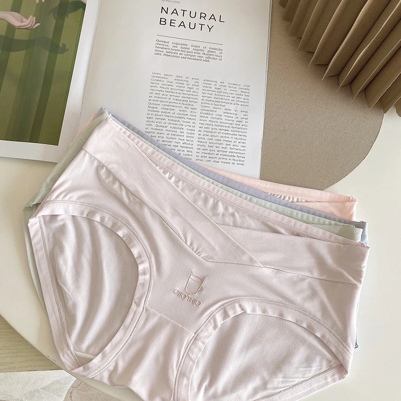 孕佳佳柔软托腹新款孕妇大码低腰卡通舒适透气内裤孕中晚期夏轻薄