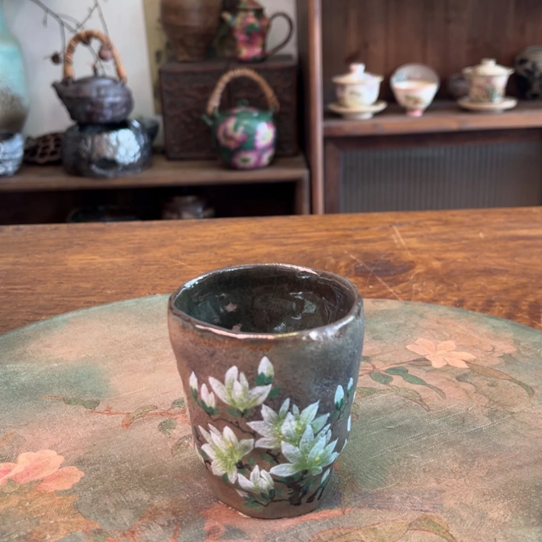 【闪购商品】杯柴烧手工手绘陶瓷