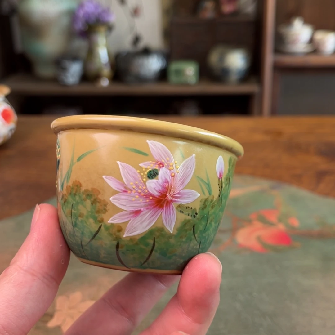 【闪购商品】杯柴烧手工手绘陶瓷