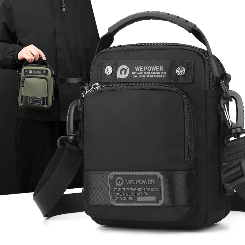 斜挎包男款爆款2025年新款男士包包便携单肩包休闲外出随身小包潮