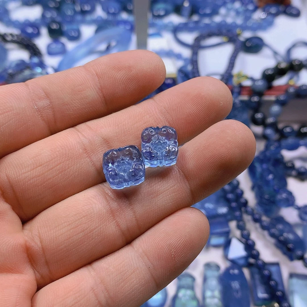 【闪购商品】海蓝宝石手链银S925镶嵌珠*